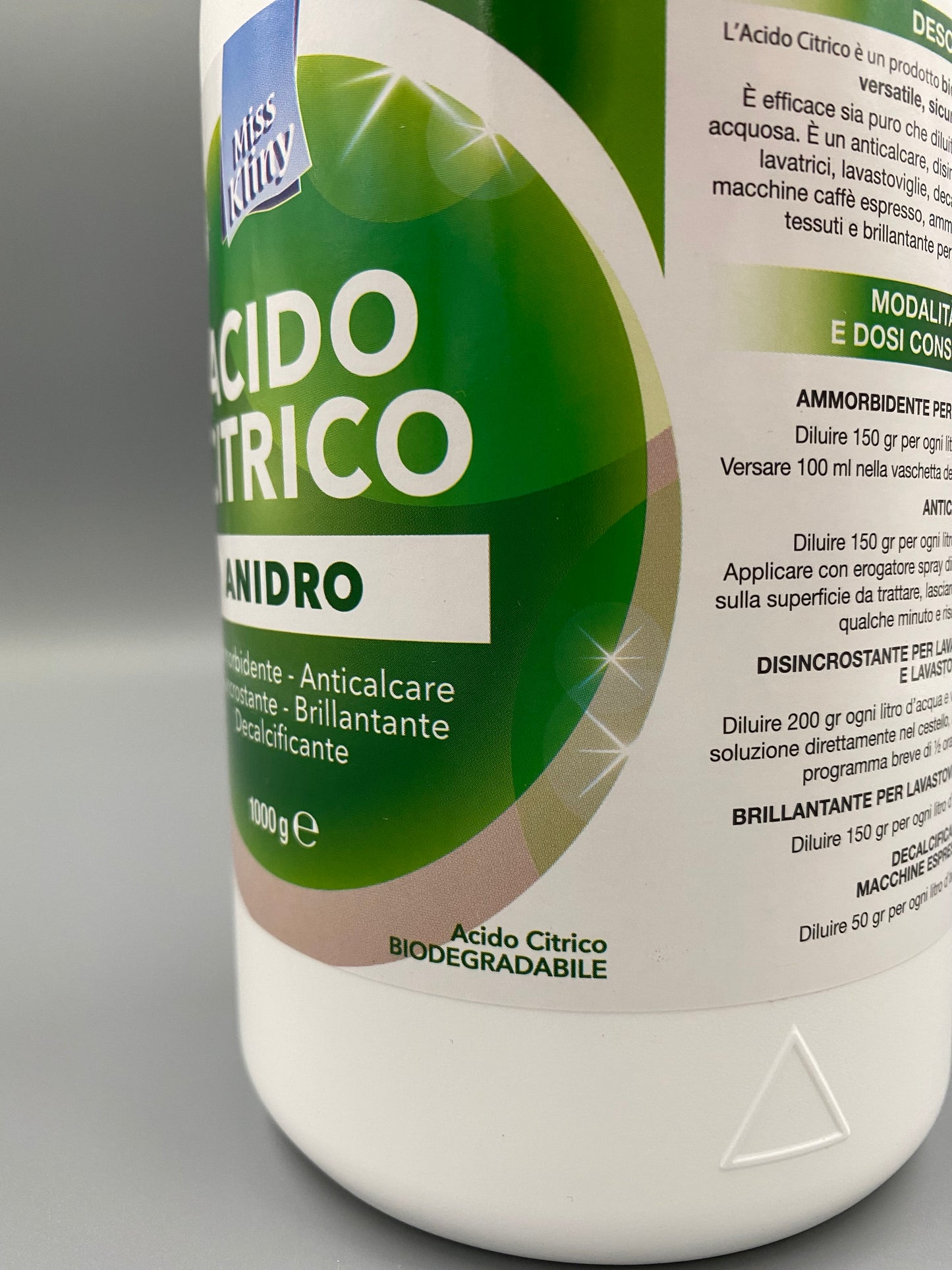Acido Citrico 1kg.