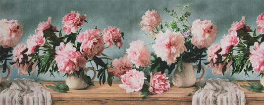 Tappeto-Passatoia 'PEONIE' collezione Emozioni by Suardi